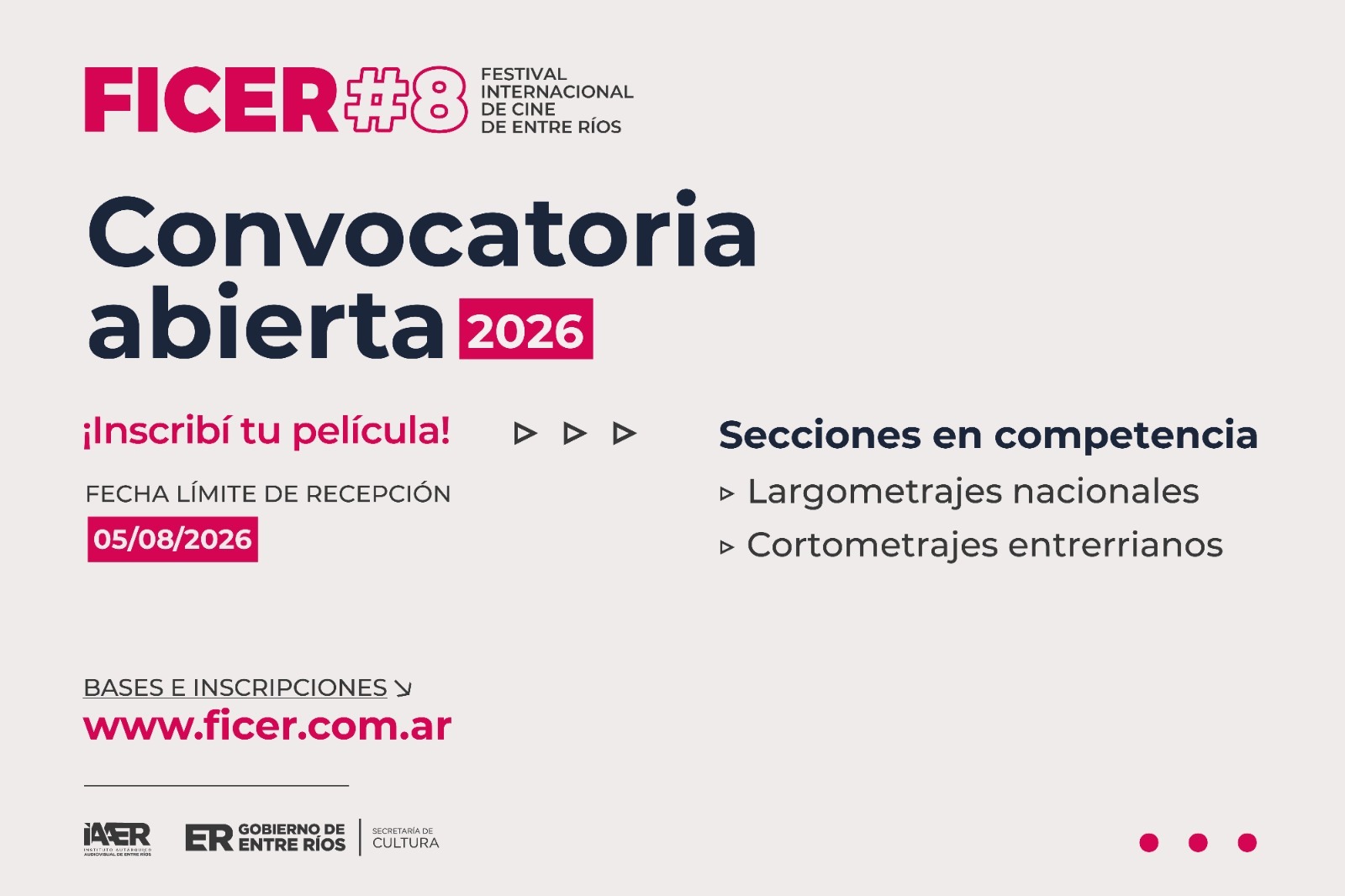 En noviembre se realizará la 8ª edición del FICER en Entre Ríos