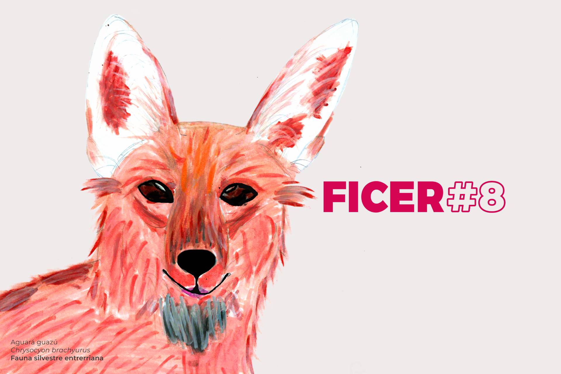 El aguará guazú es la imagen de la octava edición del Festival Internacional de Cine de Entre Ríos (FICER)